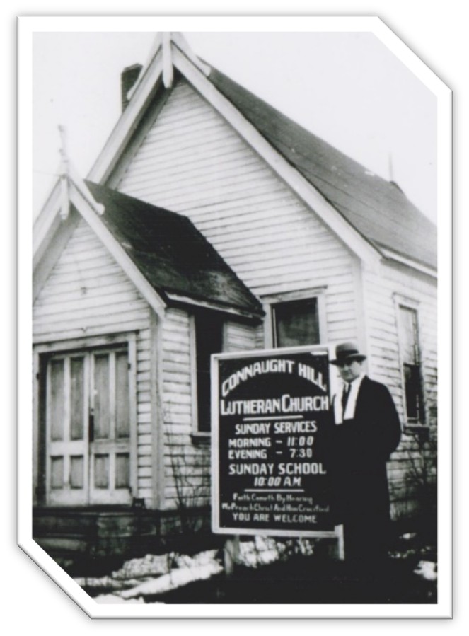 The original Connaught Hill Lutheran Church on Patricia Blvd, PG