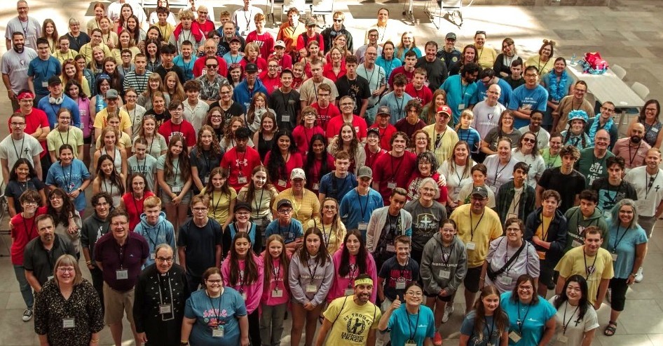 Group picture of the LCC's 2025 National Youth Gathering 'Unbreakable' in Waterloo, Ontario