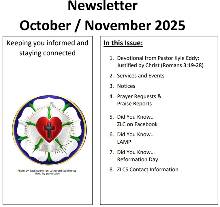 Monthly Newsletter October - November 2025