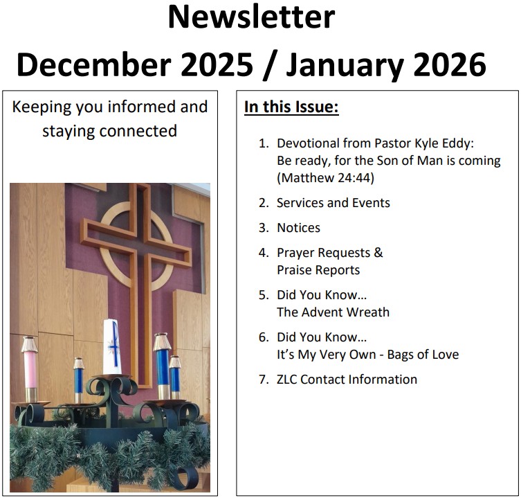 Monthly Newsletter December 2025 - January 2026
