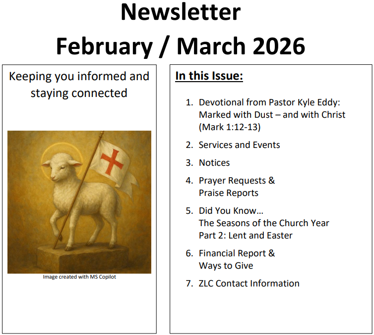 Monthly Newsletter February - March 2026